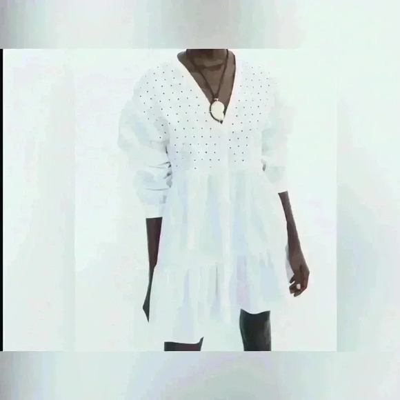 Zara Dresses & Skirts - 🔥🔥Zara dress with cutout Embroidery